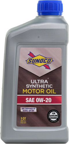 Sunoco Ultra Full Synthetic Sp/gf-6a Sae 0w-20 Engine Oil
