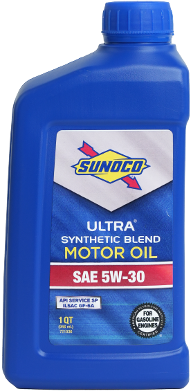 Ultra Synthetic Blend Motor Oil 5w-30 bottle