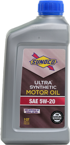 Ultra Synthetic Motor Oil 5W-20 bottle
