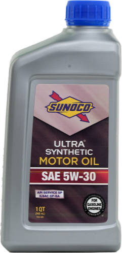 Ultra Synthetic Motor Oil 5w-30 bottle