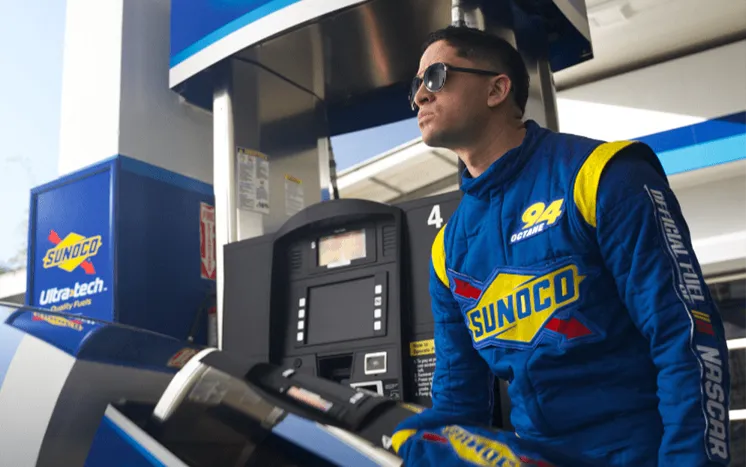 Piloto de carreras de Sunoco